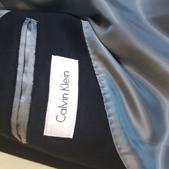 Calvin Klein Wool/Cashmere Overcoat - Picture 2 of 3